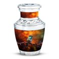 thumbnail image 1 of hummingbird perched tree branch Compact Memorial Urn for Precious Memories - Small Keepsake for Adult Ashes Funeral Urns For Human Ashes - Memorial Urns 3 Inch, 1 Pc, 1 of 5