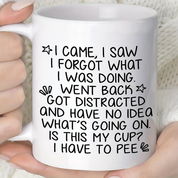 A humorous senior coffee mug 11oz ceramic reusable mug hot drinks washable mug with funny quote senior men and women on birthdays Mother 39 s Day Fath
