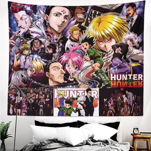 hunter hunter Tapestry Wall Hanging For Boys Bedroom Girl Backdrop Party Birthday Decor 70*60in