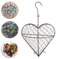 thumbnail image 1 of huntermoon Hanging Planters Heart Shape Flower Pots Iron Wall Succulent Plants Basket Succulent Iron Heart-Shaped Flower Basket, 1 of 7