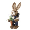 thumbnail image 1 of huntermoon Home Garden Decoration Creative Straw Bunny Easter Decorations Unique Simulation Rabbit, 1 of 16