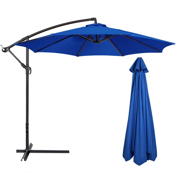 huntermoon Outdoor Parasol Patio Sunshade For 9.8Ft 8 / 6 Ribs Umbrella Frame Replacement Waterproof Canopy Only(No Umbrella Stand )