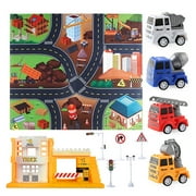 huntermoon Play Mat Road Map Kids Large City Traffic toy Car Park Mat baby Crawling Rug Playmat for Children Playing Mat Xmas Gifts