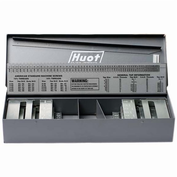 Huot 11550 - Size Range: 1/16'-1/2'x64ths