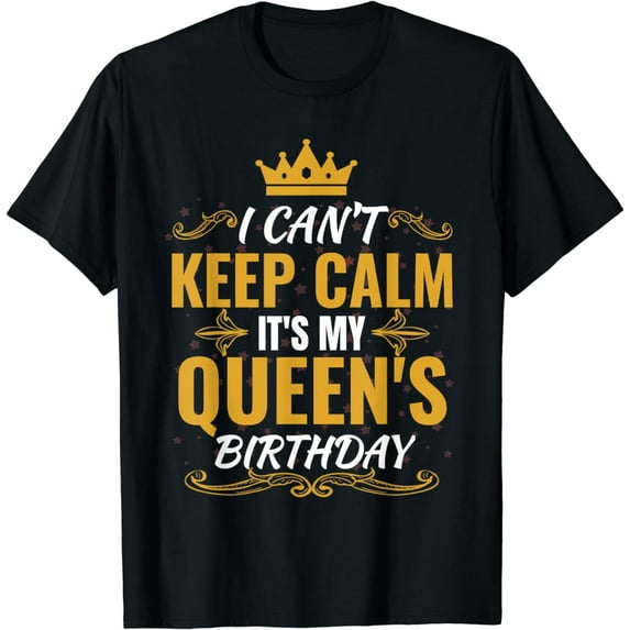 husband wife birthday shirt Gift It's my Queen's Birthday T-Shirt