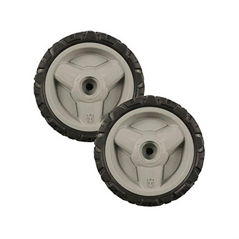 husqvarna 580365301 pack of 2 lawn mower wheels