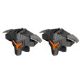 thumbnail image 1 of husxh 1/2pcs RGB/Mechanical 4 Finger Mobile Gaming Trigger for PUBG Game Controller Gamepad Mobile Phone Game Trigger for Mobiles Phones, 1 of 9