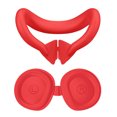 thumbnail image 1 of husxh 2 in 1 Silicone Facial Interface & Face Cover Pad Lightproof With Lens Protector Face Pad Mask & Face Cushion Sweatproof Washable Replacement for Meta/Oculus Quest 3 VR Accessories, 1 of 9
