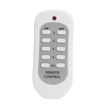 husxh 433.92MHz Power Outlet 240V 50Hz 10A Wireless Remote Control Socket On/Off Switch Socket Portable for Home Kitchen