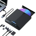 husxh 7in1 USB 3.0 TypeC External Mobile Drive CD DVD Burner High