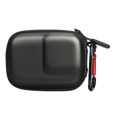 husxh Carrying Case for DJI OSMO Action 5 Pro/4/3 Double Zipper Portable Storage Bag with Carabiner Protective Box Mini Carry Case Accessory