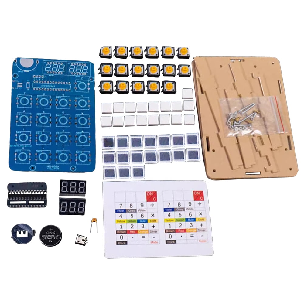 husxh DIY Calculator Making Electronic Kit Digital Display Calculator