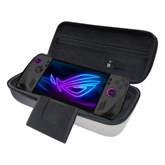 husxh EVA Hard Carrying Case Anti-scratch Travel Protective Case Shockproof Portable Storage Bag with Mesh Pocket for Asus ROG Ally/ROG Ally X Game Console