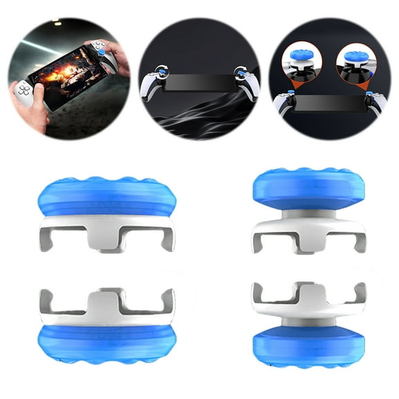husxh Enhanced Thumb Grip Caps Kit 1 High-Rise 1 Mid-Rise Thumbsticks Caps Non-Slip Thumb Stick Grip Cap for PS5 Portal for PS5 Playstation Portal Remote Player