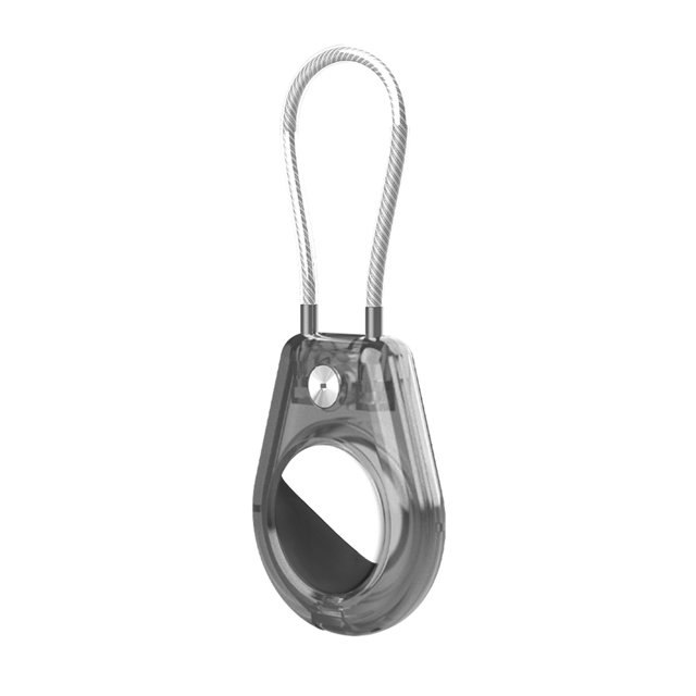 husxh For Apple AirTag Secure Holder with Wire Cable For AirTag Case W