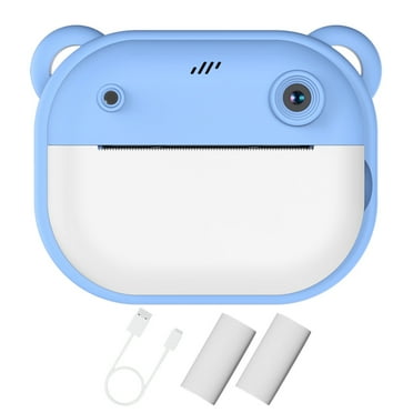 husxh Kids Mini Instant Print Camera 2.0Inch IPS Screen Digital Photo Camera with 2 Rolls Print Paper Photo Printing Camera Gift for Birthday/Holiday for Girls Boys Aged 3-12