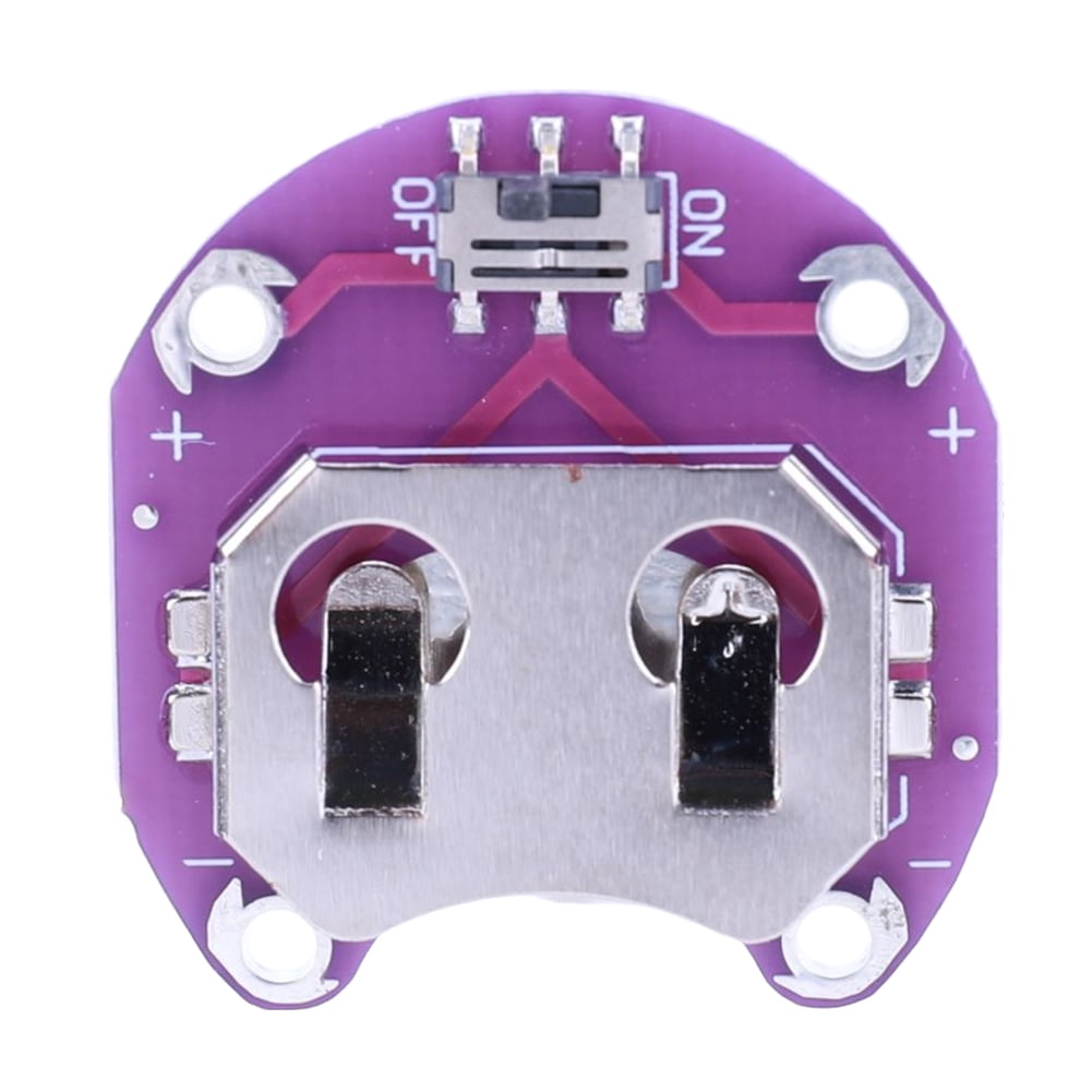 husxh LilyPad Coin Cell Battery Holder CR2032 Battery Mount Module Lily ...