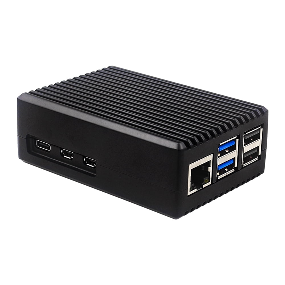 husxh Metal Case with Pi 5 Active Cooler Case Heatsink Cooler Case with ...