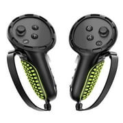 husxh Silicone Controller Grips with Adjustable Knuckle Straps Non-Slip Controller Grip Cover Handle Protective Cover for Meta Quest 3S/Quest 3 VR Accessories