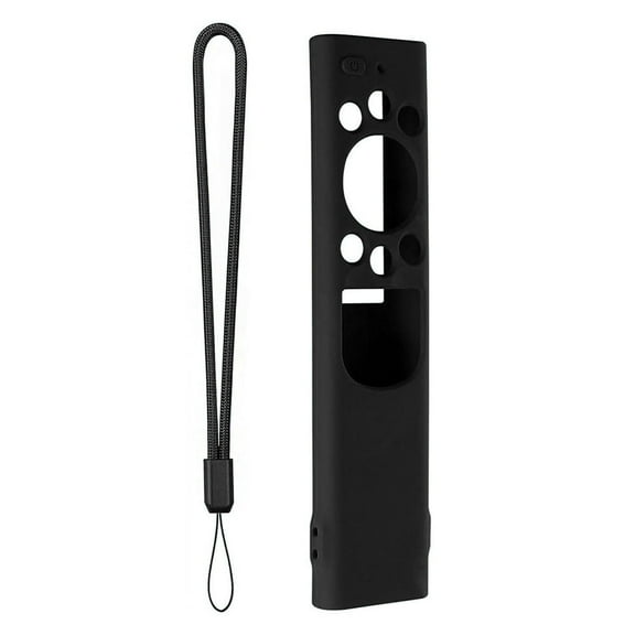 husxh Silicone Solar TV Remote Control Cover Shockproof Protective Cover Washable Solar Cell Remote Control Skin Sleeve with Lanyard for Samsung BN59-01357A/01327A/01390A/01363A