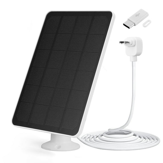 husxh Solar Panel Kit IP65 Waterproof for Arlo Essential Spotlight/XL Spotlight Camera