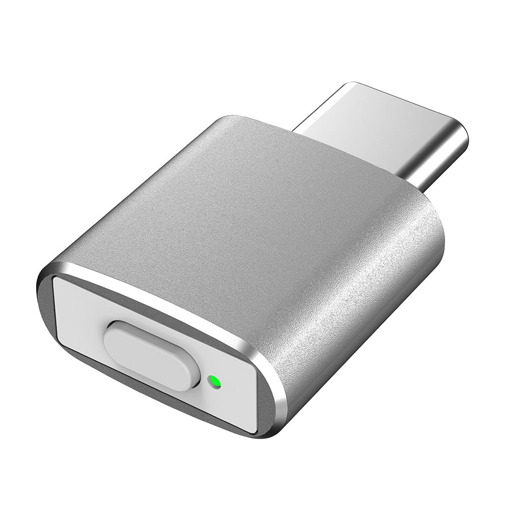 QUI Metal USB Mouse Jiggler - Automatic Mouse Mover With 2 Modes, Plug & Play, Keeps PC/Laptop Awake, No Software Needed