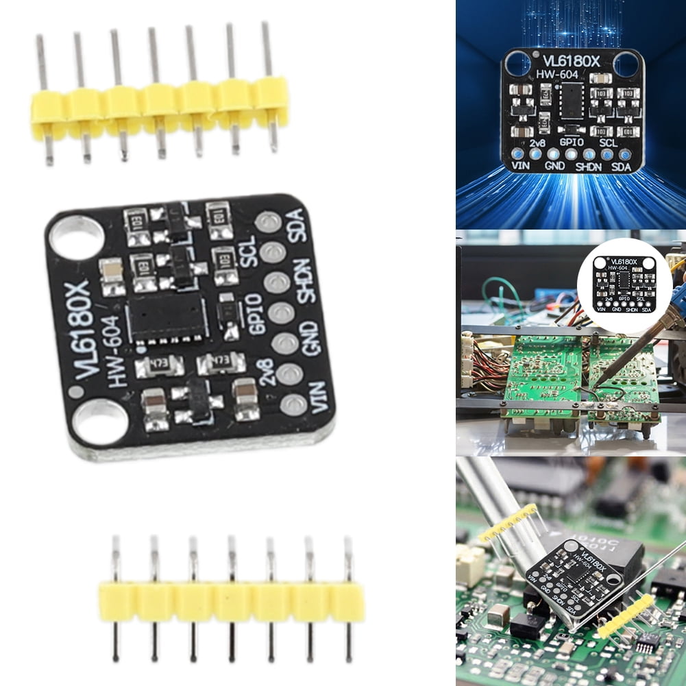 husxh VL6180X Range Finder Optical Ranging Sensor Module I2C Interface ...