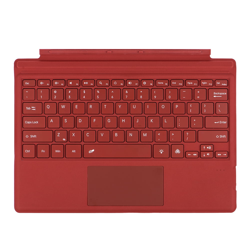 Bluetooth Backlit Keyboard With Touchpad For Microsoft Surface Pro/Go - 7-Color LED, 1-Year Warranty 3 thumbnail image