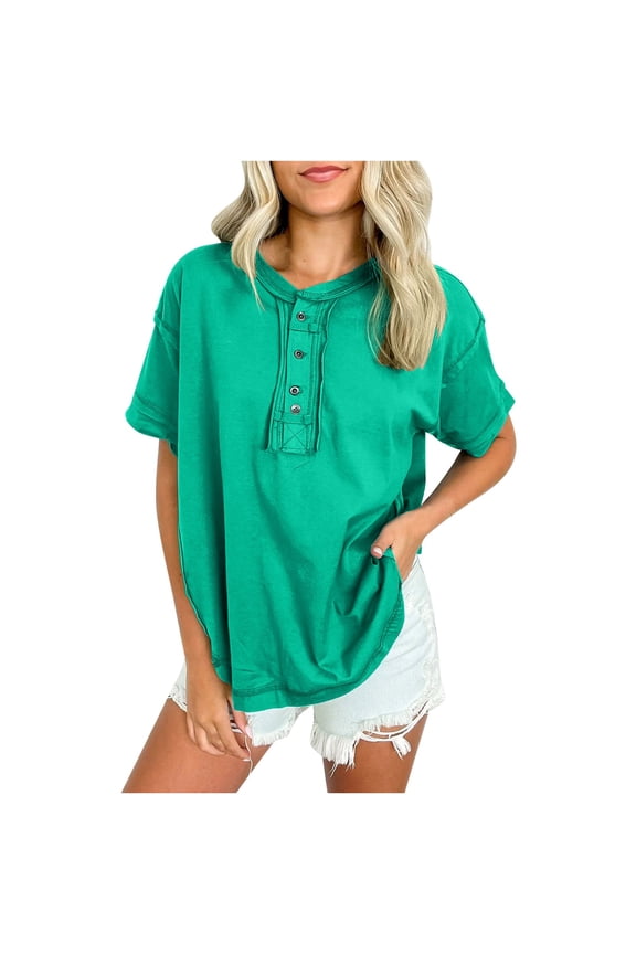 Chevron Quilted Tshirts for Womens Summer Tops Quarter Zipper Crewneck Short Sleeve Tee Shirt