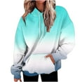 thumbnail image 1 of hxobax Womens Oversized Hoodies Drawstring Pullover Sweatshirts Drop Shoulder Drawstring Hooded Tops, 1 of 7