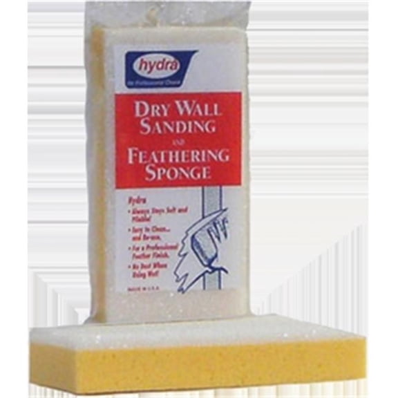Hydra Sponge DW12 9 x 4.5 x 1.75 in. Drywall Sanding & Feathering Sponge - Apricot & White
