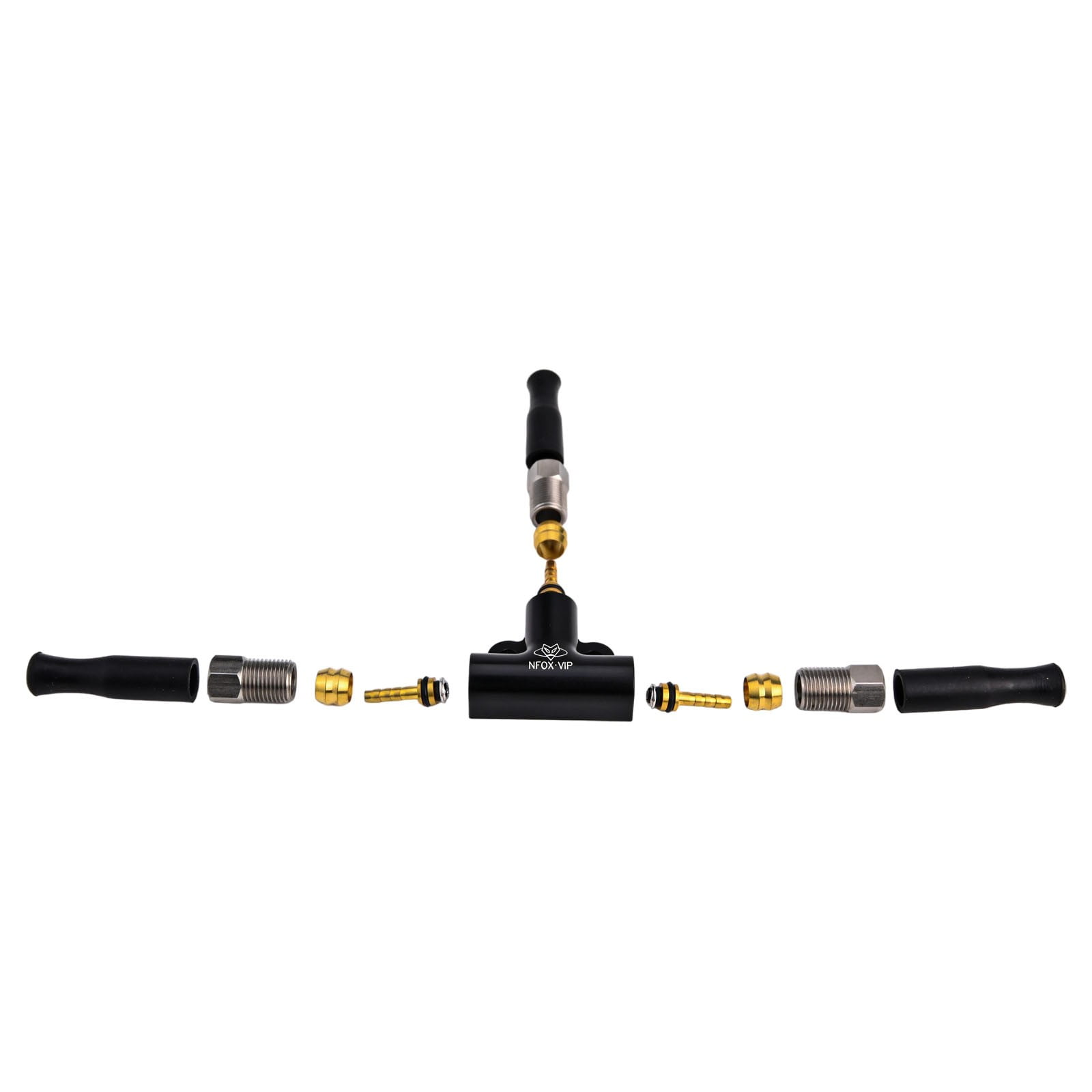 hydraulic oil brake tee ones tow two oil pipe connector oil