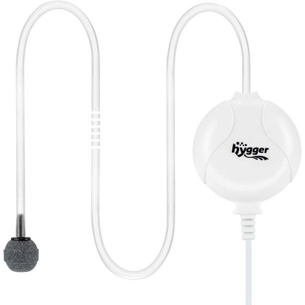 hygger Mini Quiet Air Pump Aquarium Fish Oxygen Air Pump 1.5 Watt for 115 Gallon Fish Tank