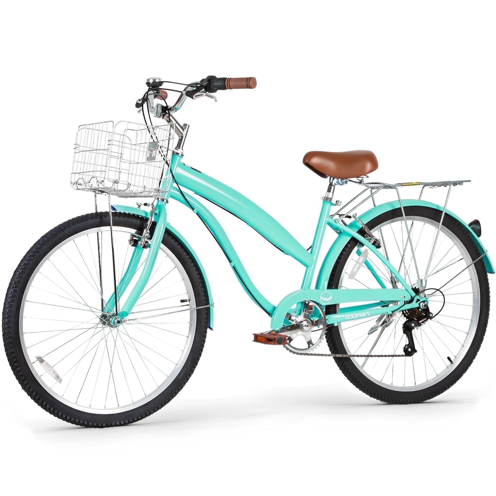 Schwinn Siesta 24'' Cruiser Bike, Single Speed, Steel Frame