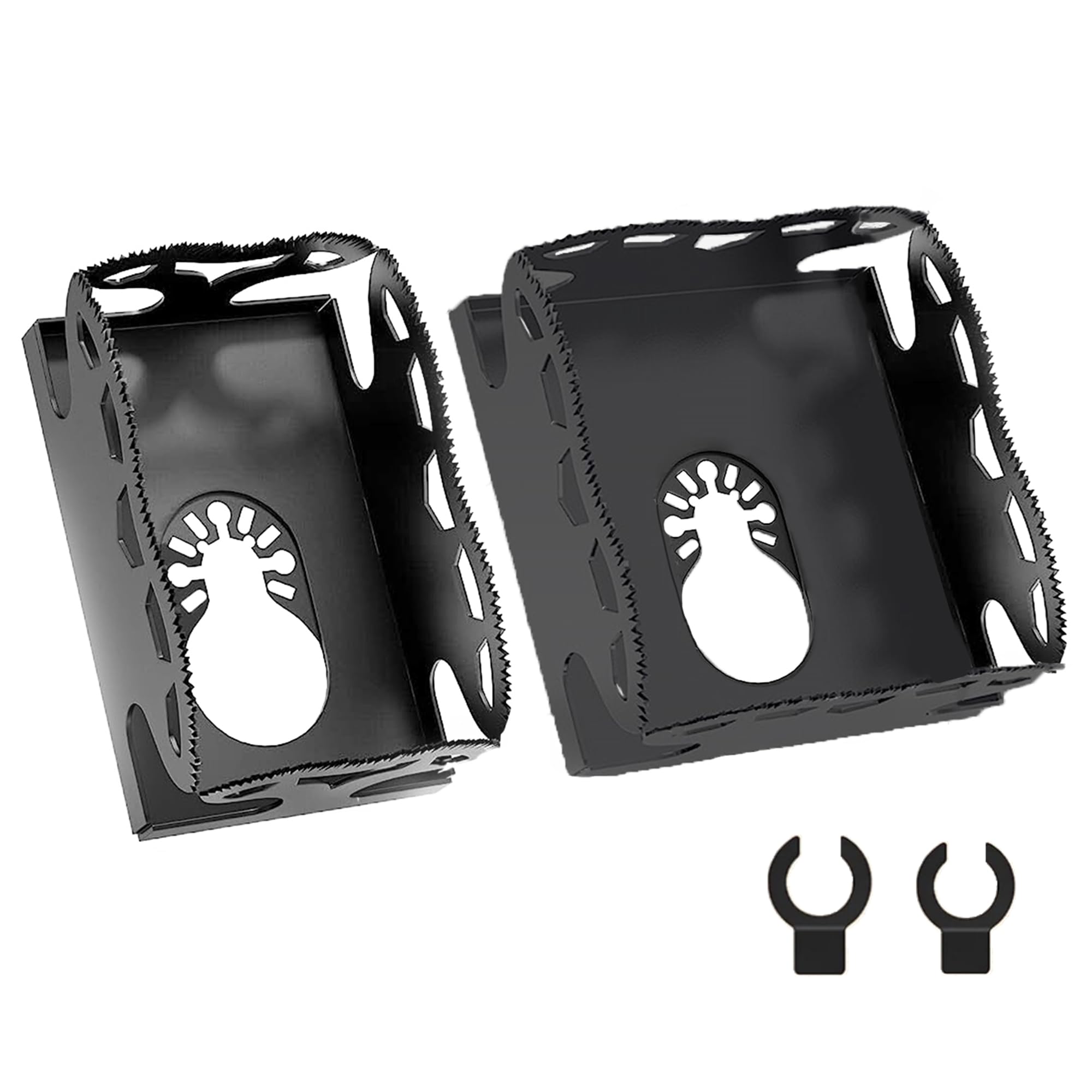 hylissus 2 Pack Square Slot Cutter Drywall Oscillating Tool, Stainless