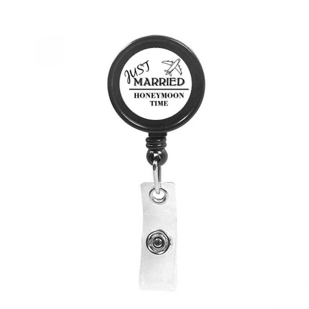 hymoon marriage aircraft Retractable Keychain Badge Holder ID Badge