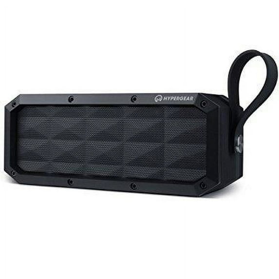 hypergear beast xl portable ipx6-waterproof/dustproof, outdoor/indoor wireless bluetooth speakers v4.0 with built-in microphone, 30w output enhanced bass stereo sound for all bluetooth devices