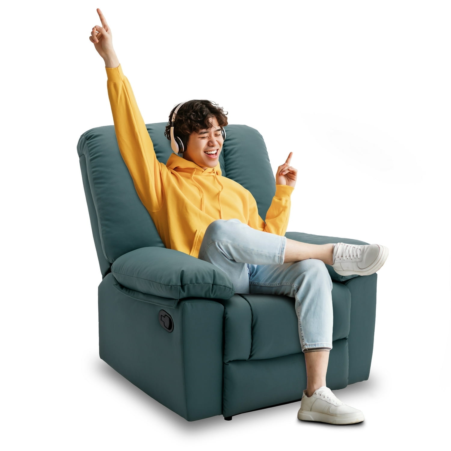 Hzlagm Manual Recliner Chair With Overstuffed Seat Cup Holder hzlagm-manual-recliner-chair-with-overstuffed-seat-cup-holder