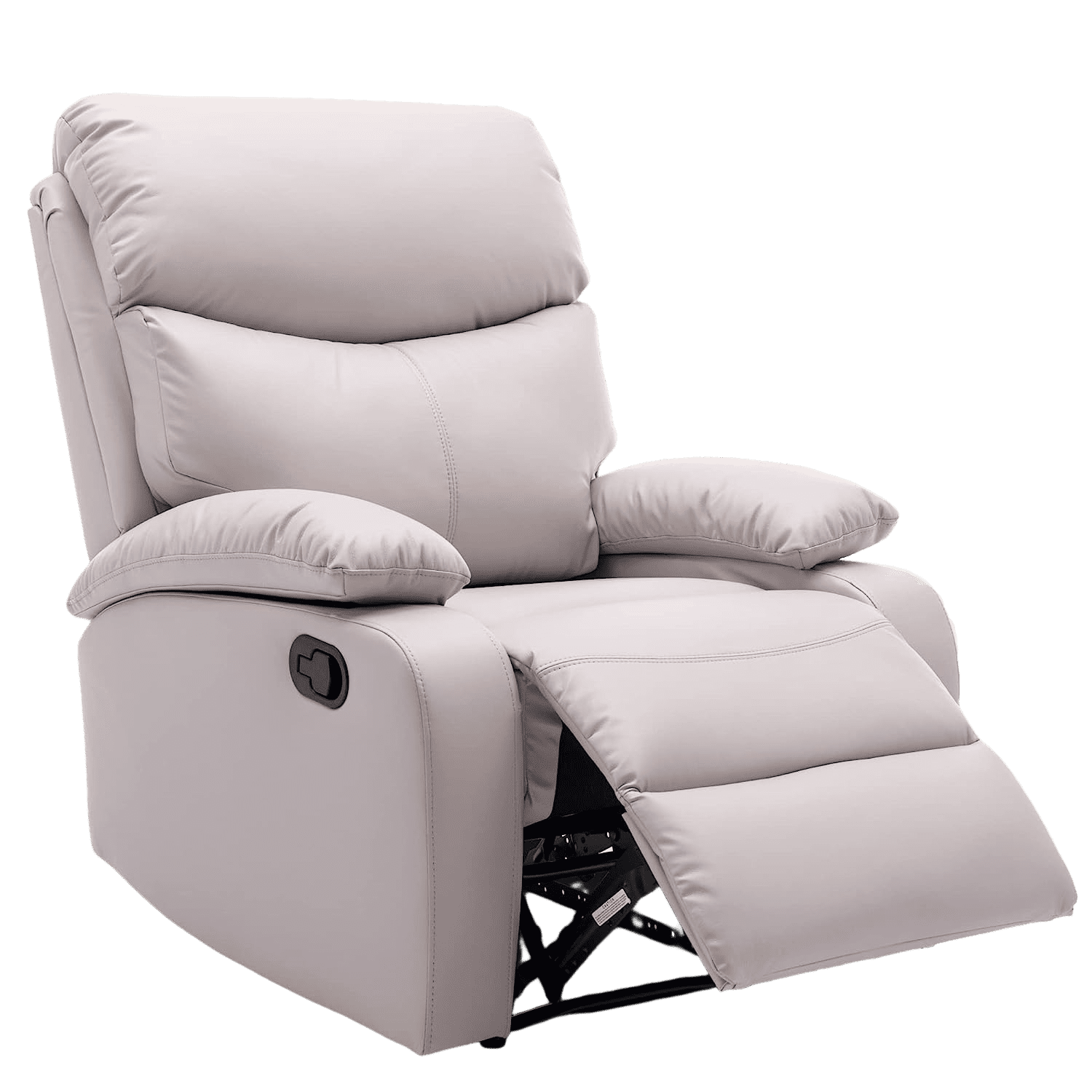 hzlagm Manual Recliner Chair for Adults, Overstuffed Single Sofa with