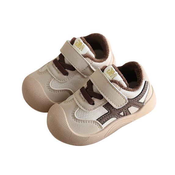 hzomhy Board Shoes For Toddler Kids Low Top Lightweight Non Slip Casual Shoes For Children Soft Sole Cozy Indoor Outdoor Play Warm Comfortable