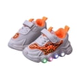 thumbnail image 1 of hzomhy Boys Lightup Dinosaur Sports Shoes Breathable Soft Sole Lightweight Comfortable Daily Running Outdoor Play, 1 of 8