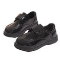 thumbnail image 1 of hzomhy Boys Soft Sole British Style Casual Shoes Shiny Finish Student Uniform Non Slip Breathable School Dress Everyday, 1 of 9