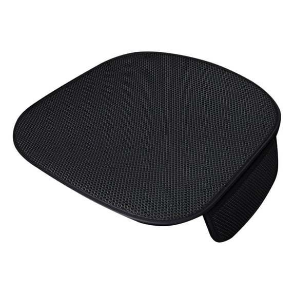hzomhy Car Seat Cushion Ventilation Pad 19.7X19.7 Inches Breathable Mesh Summer Cool Mat Universal Fit For Vehicles Black Polyester Material Black