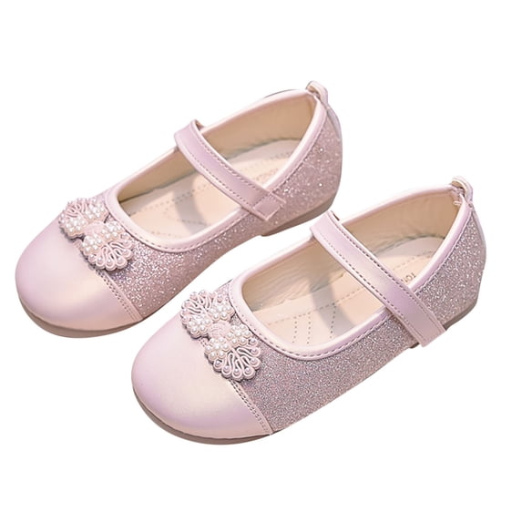 hzomhy Girls Bow Soft Sole Flat Shoes Princess Casual Breathable Lightweight Non Slip Outdoor Daily Comfort