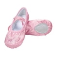 thumbnail image 1 of hzomhy Girls Butterfly Soft Sole Dance Practice Shoes Lace Free Ballet Non Slip Breathable Performance Gymnastic Comfort, 1 of 8