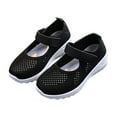 thumbnail image 1 of hzomhy Girls Hollow Mesh Knit Casual Shoes Breathable Design With Adjustable Strap For Daily Outdoor Wear, 1 of 9