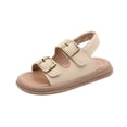 thumbnail image 1 of hzomhy Girls Open Toe Beach Shoes Soft Sole Breathable Anti Slip Casual Spring Summer Flat Comfortable Durable Lightweight Easy Walking Outdoor, 1 of 9