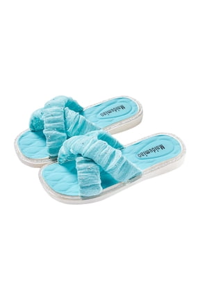 Girls Summer Starry Sky Cross Strap Slippers – Soft Breathable Indoor/Outdoor Casual Sandals (2-9 Years)
