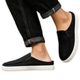 thumbnail image 1 of hzomhy Men'S Slip On Casual Shoes Breathable Upper Closed Heel Soft Cushioned Sole For Daily Commute And Leisure Daily Wear Black, 1 of 9