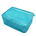 thumbnail image 1 of hzomhy Sky Blue Portable Shoe Storage Bag Polyester Foldable Travel Organizer 11.81X8.26X4.52 Inch Waterproof Multifunctional For Korean Shoes Accessories Sky Blue, 1 of 9